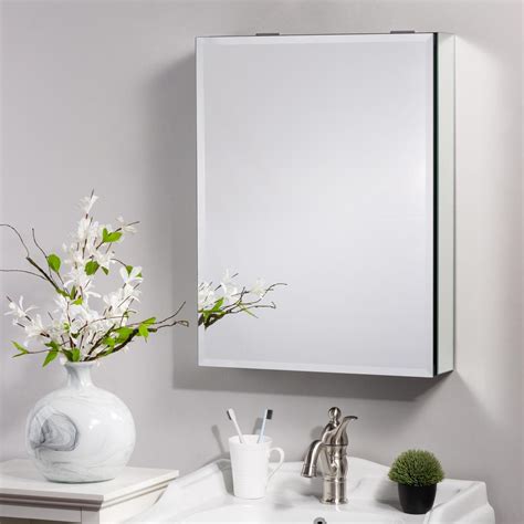 H Gray Framed Surface Mount or Recessed Medicine Cabinet with Mirror. . Home depot medicine cabinets with mirrors